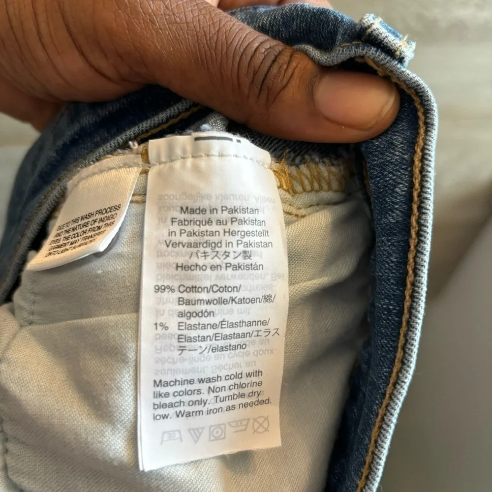 J.Crew Mercantile Slim boyfriend jean with distressed details